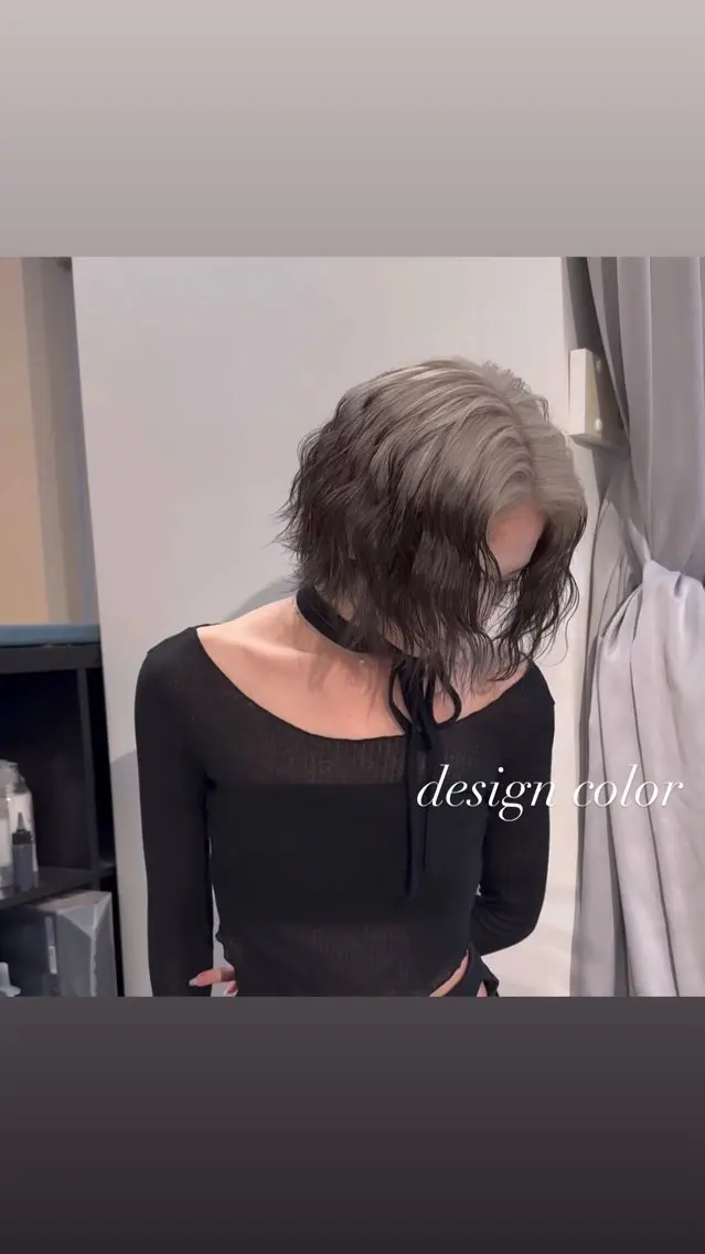 ミディアム カラー カット ヘアカラー トリートメント ヘアセット 💜ハイトーン💛 マジカルかいちゃんのヘアスタイル