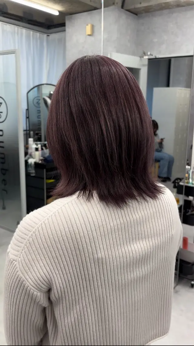 ショート カット ヘアカラー トリートメント NUMBER 天王寺YUYAのヘアスタイル