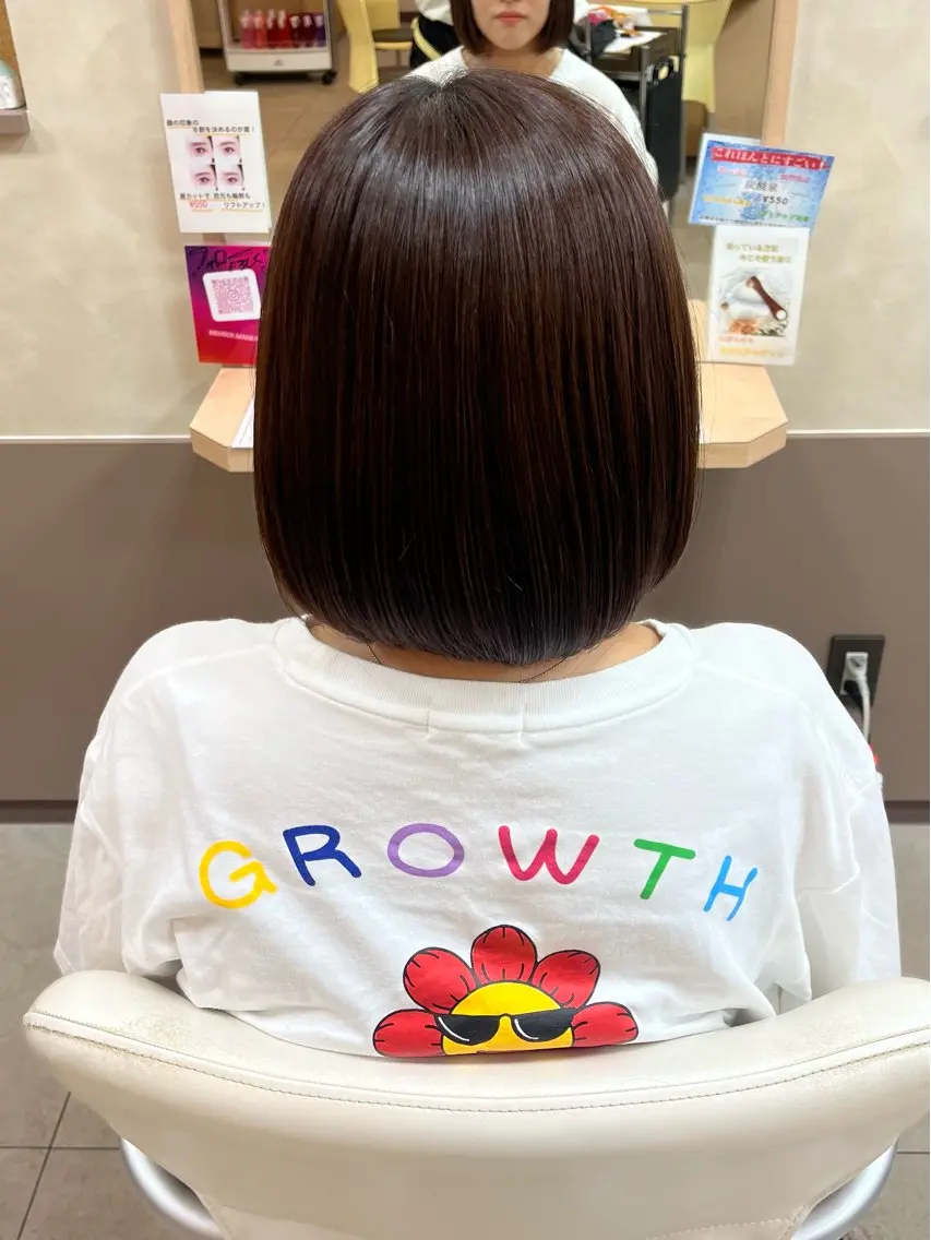 ミディアム 中平早紀 マロン美容室のヘアスタイル