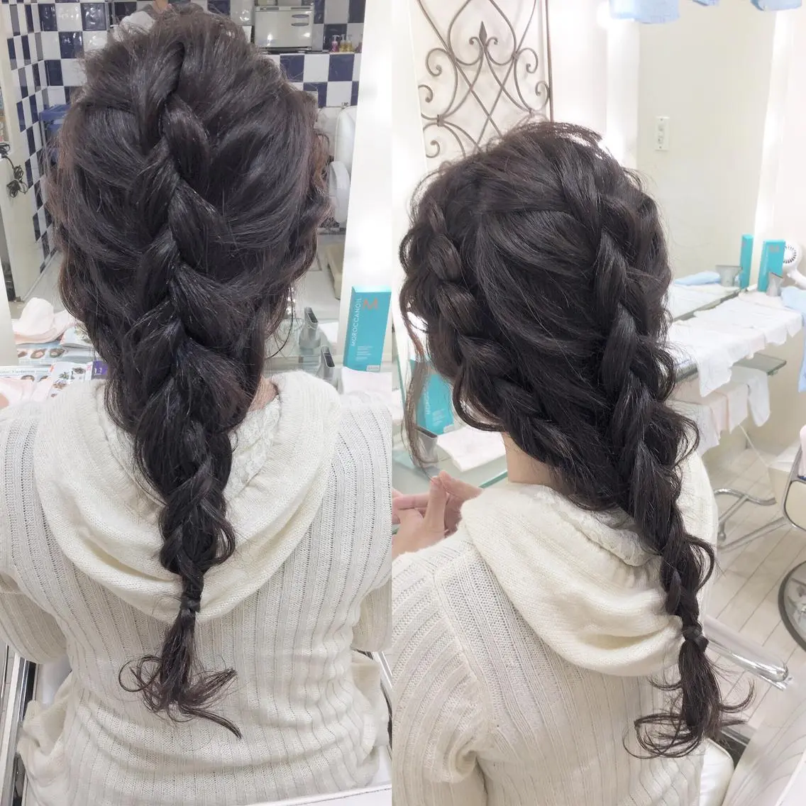 ヘアアレンジ 三つ編み 柳澤 興輝のヘアスタイル