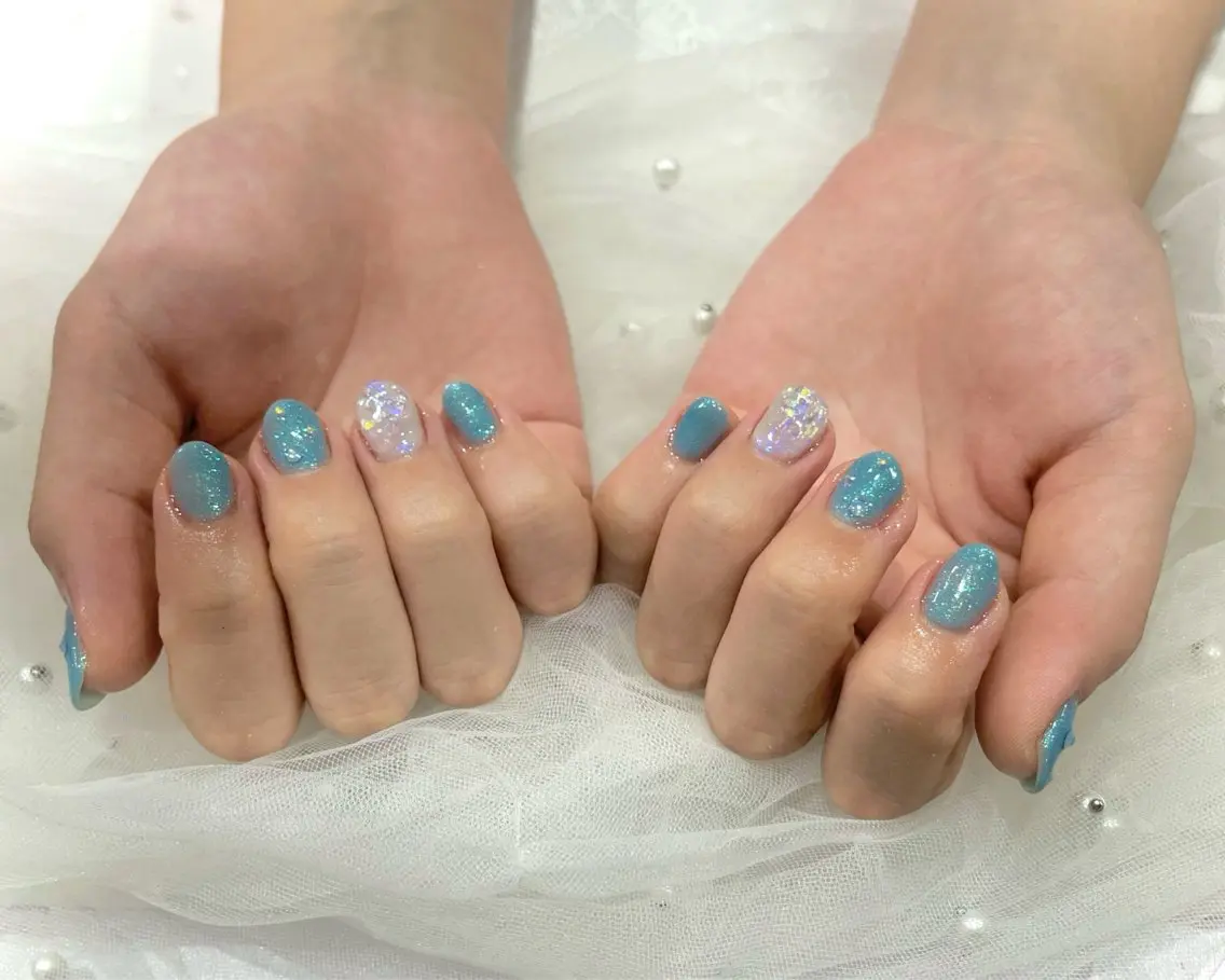 ネイル ニュアンスネイル ぷっくりネイル Nail salon Cielel⟡Ayaのネイルデザイン
