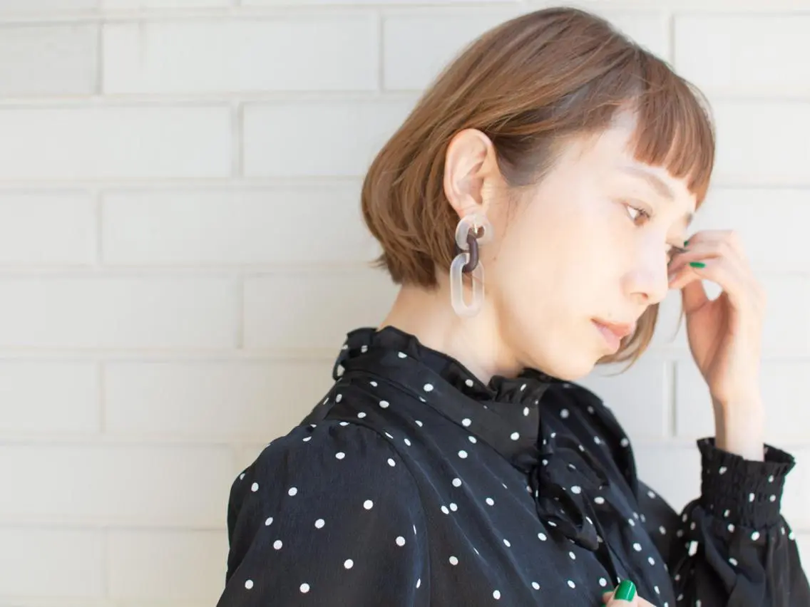 ショート カラー ショートボブ ベージュカラー ブルーカラー ブルージュ グレージュ 撮影モデル 斉藤 正敏のその他イメージ
