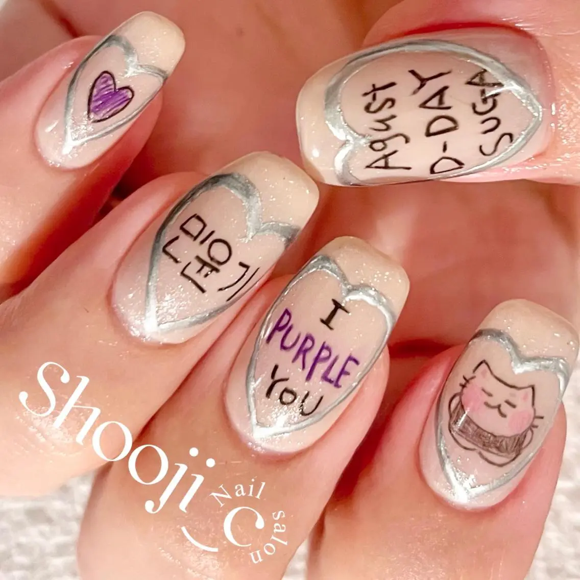 ネイル アートネイル 長さ出し ジェルネイル スカルプネイル シンプルネイル Shooji_c Nail salonのネイルデザイン