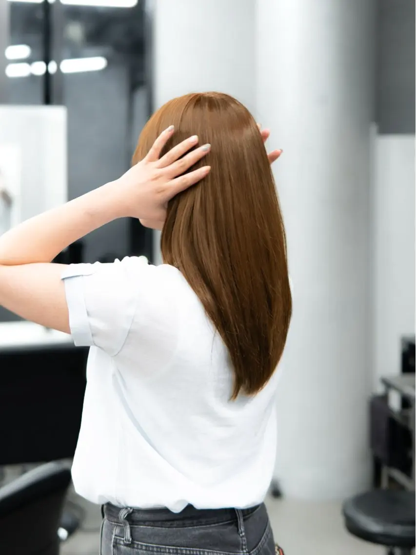セミロング カラー ベージュカラー ブラウンカラー ブラウンベージュ 透明感カラー トリートメント ヘアカラー トリートメント 🦋髪質改善/艶髪 /カラー/go🦋のヘアスタイル
