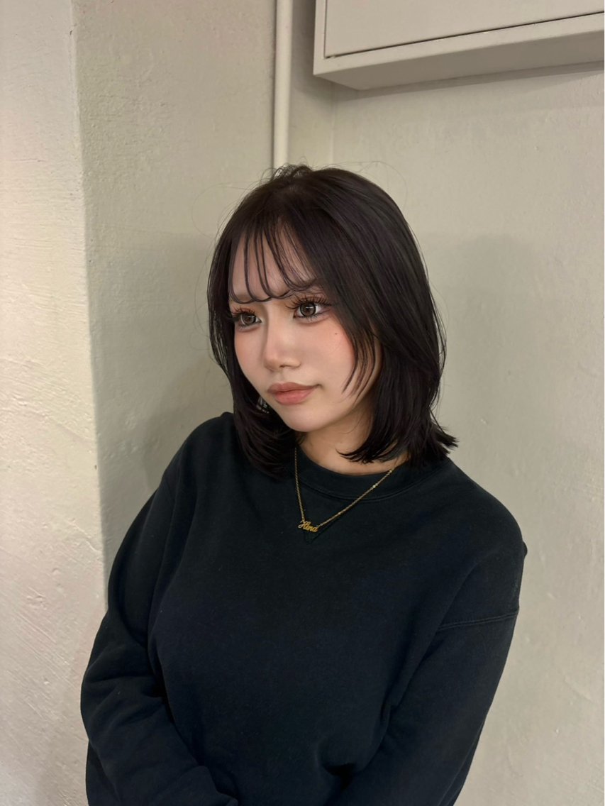 ミディアム カラー ヘアカラー real yumeka🪄✨のヘアスタイル