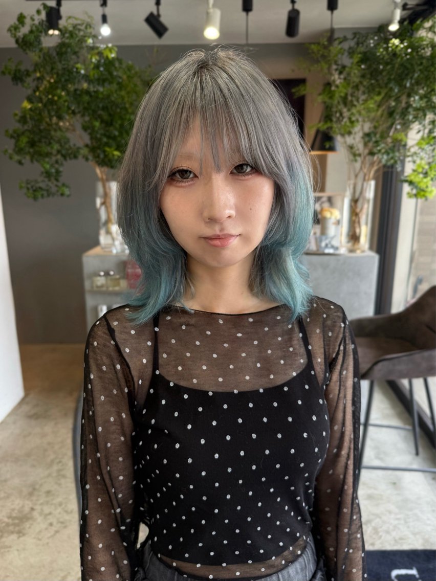 ミディアム カット ヘアカラー 🍀石川尚之🍀 HELIMのヘアスタイル