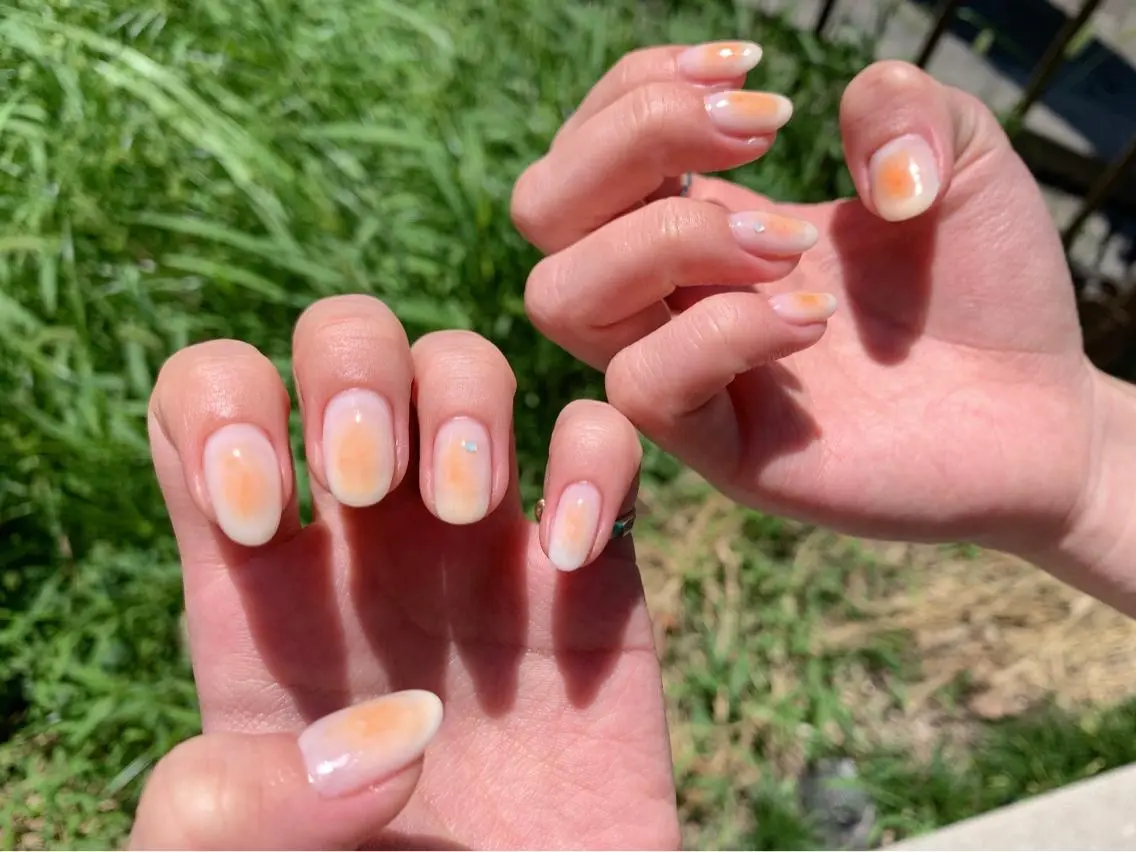 ネイル 持ち込み ハンドネイル calla/中津/ パラジェルのネイルデザイン