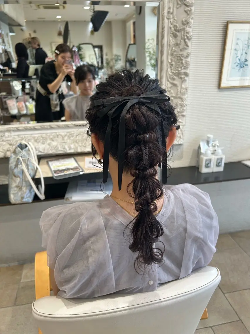ヘアセット🕊️✨の写真