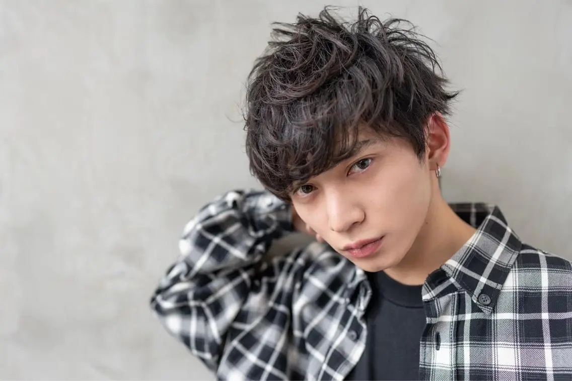 ショート パーマ メンズ カット パーマ 💈圧倒的メンズ特化 DAITO💈のヘアスタイル