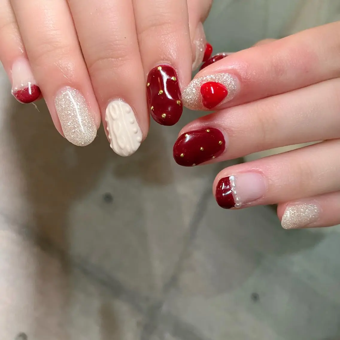 ネイル バレンタイン nail salon mのネイルデザイン