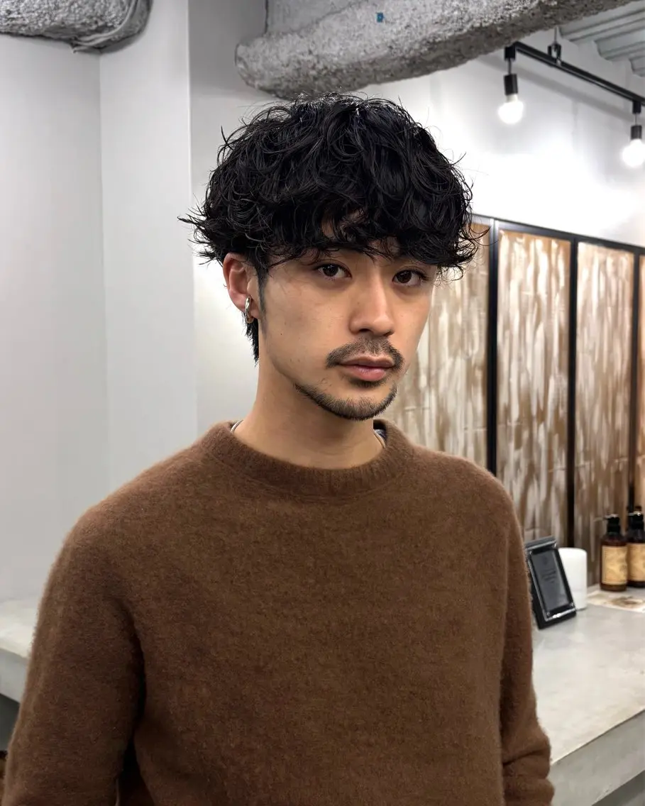 ショート パーマ メンズ メンズパーマ ニュアンスパーマ カット パーマ 💈メンズ特化💈 テッペイのヘアスタイル
