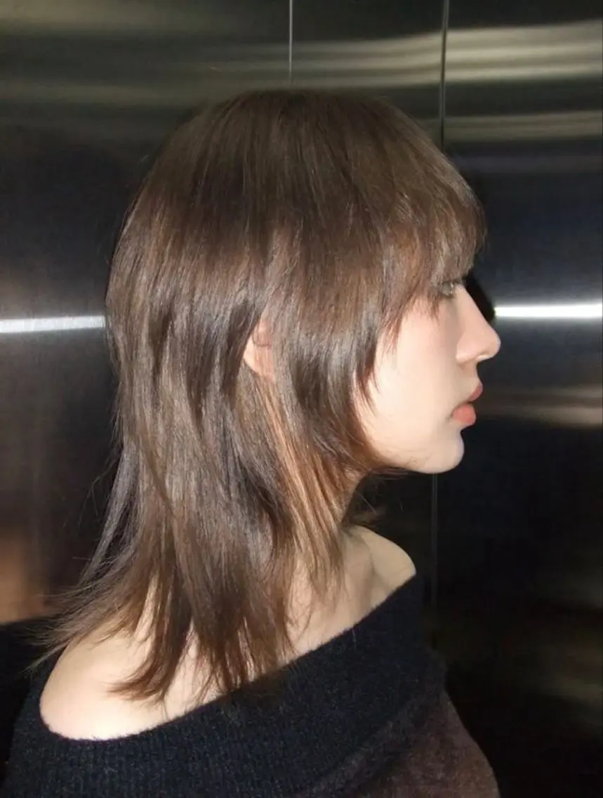 ミディアム ウルフカット カラーモデル募集中 Rei🐈⬛/大宮のヘアスタイル