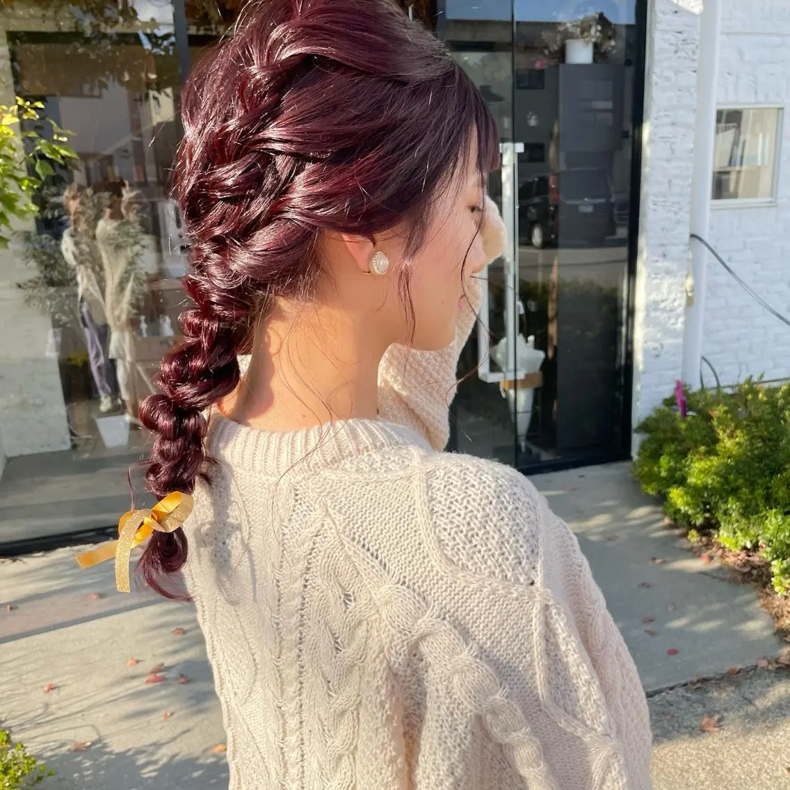 セミロング ヘアアレンジ kyoka .のヘアスタイル