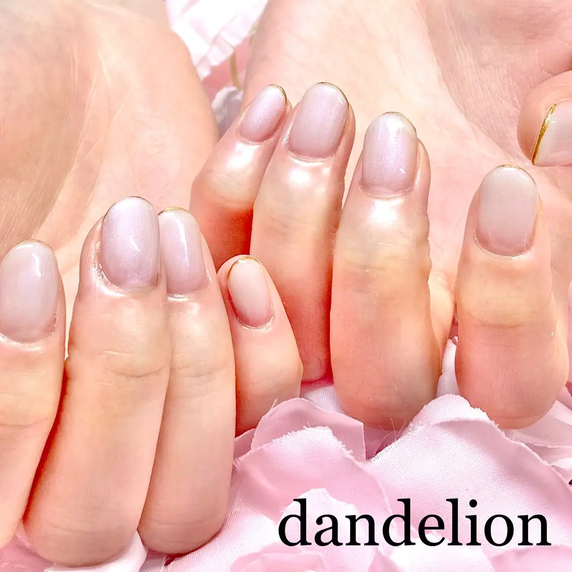 ネイル ハンドネイル ハンドケア dandelion ダンデライオンのネイルデザイン