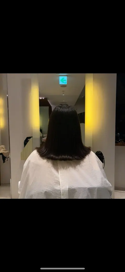 セミロング 森田 玲央のヘアスタイル