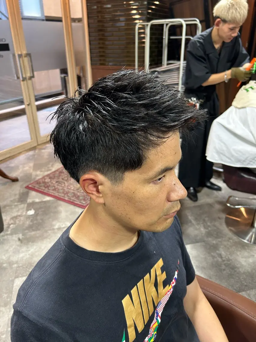 ショート メンズ 衛藤 星芭／カット無料天神のヘアスタイル