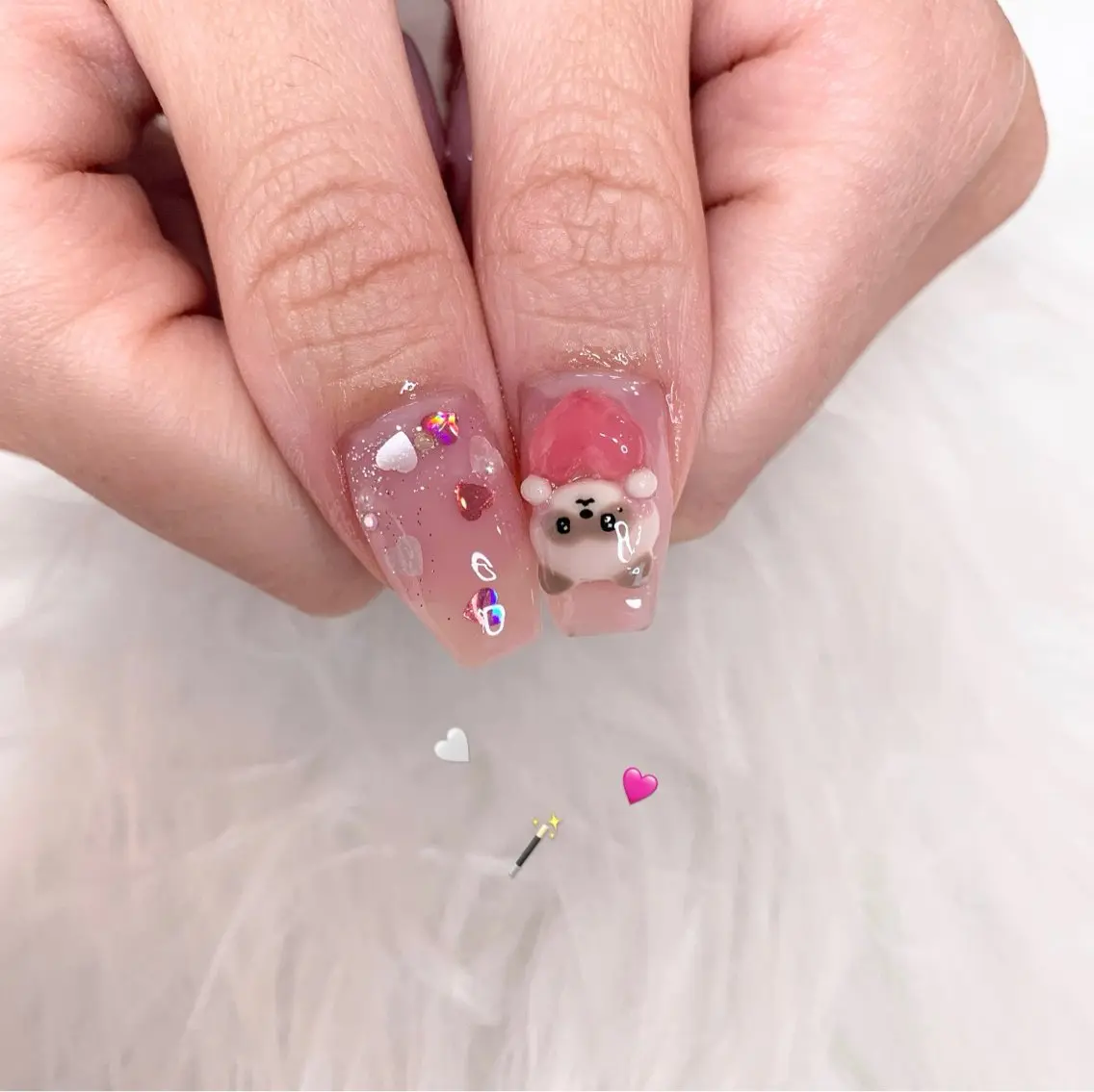 ネイル 持ち込み ハンドネイル La neige* yuki 🐩🌙のネイルデザイン