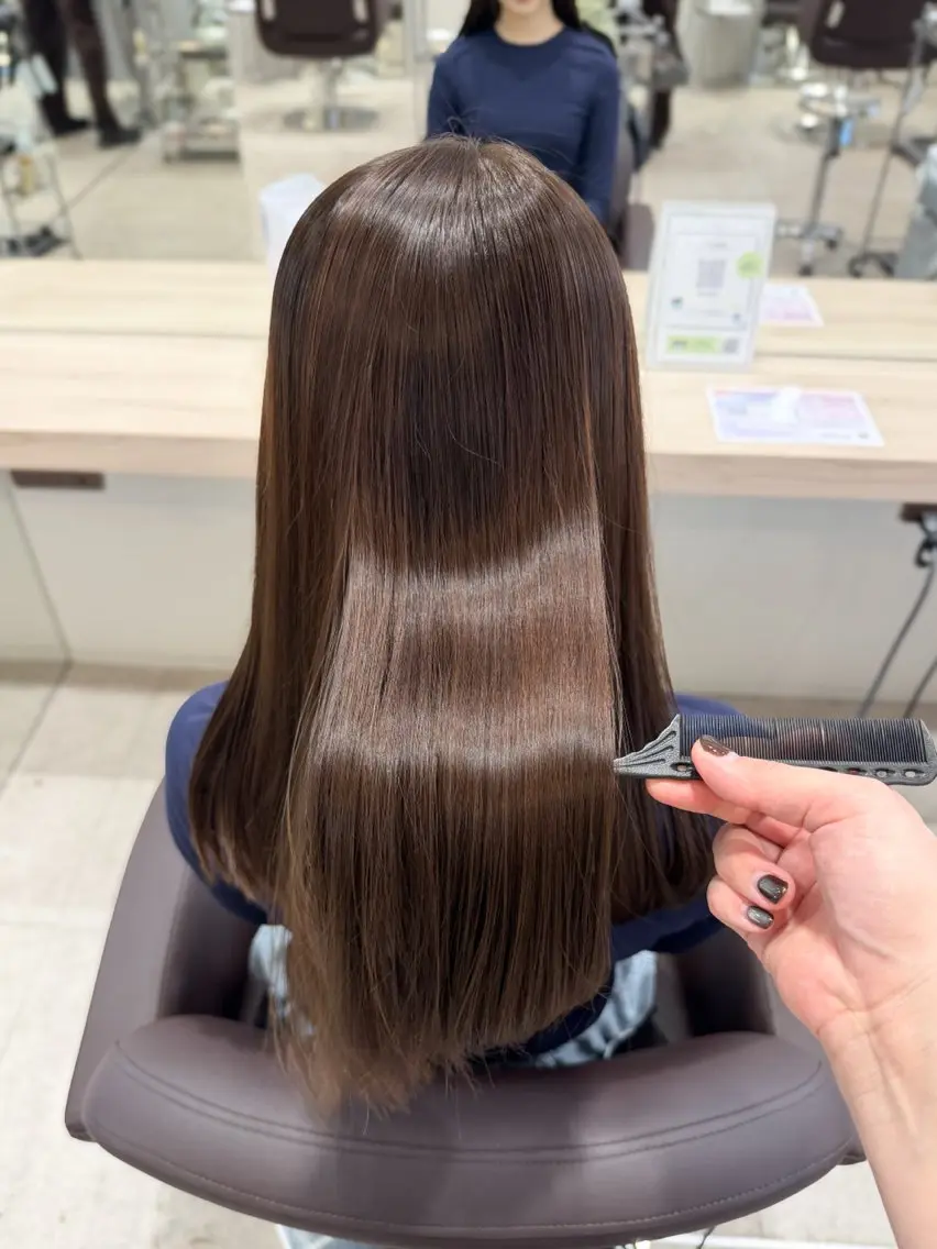 ロング カラー ヘアカラー 🍒透明感×艶カラー 🍒こなんのヘアスタイル