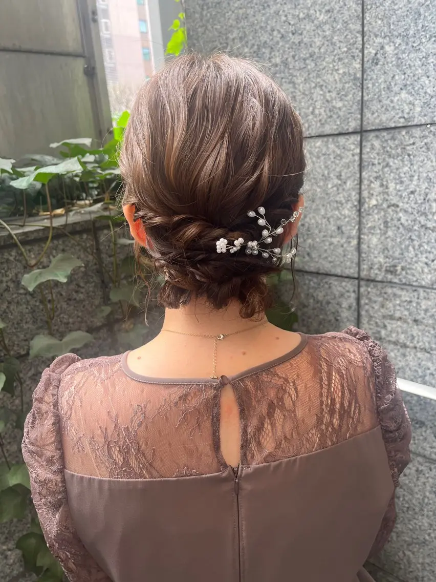 ヘアアレンジ ヘアセット one  chair natsumiのヘアスタイル