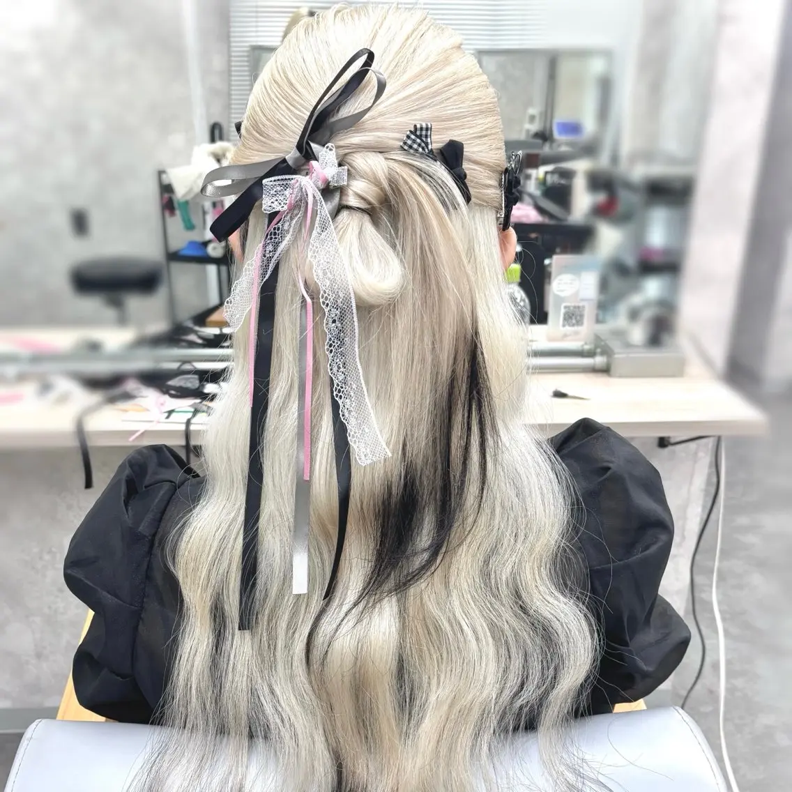 軽めにヘアアレンジ🪽ハーフアップなど!の写真