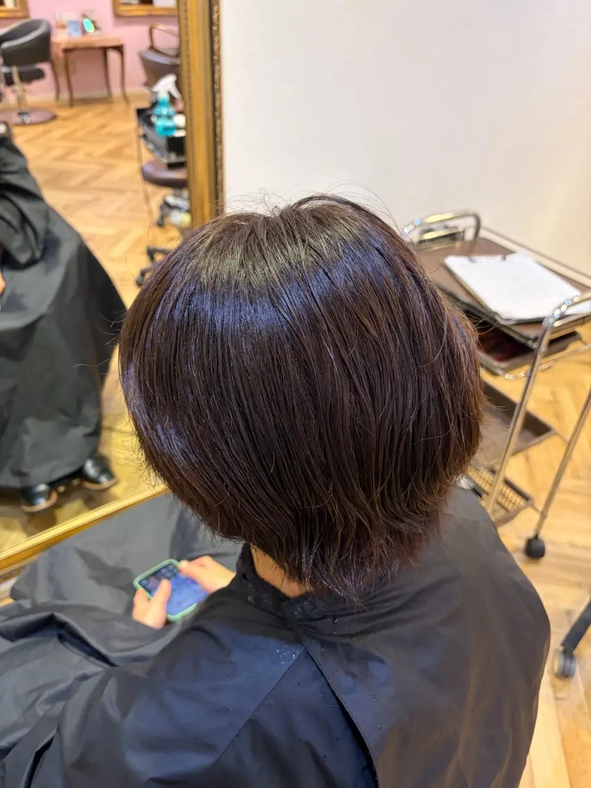 ショート カラー ヘアカラー 🫧透明感カラー/ 中井香菜🫧のヘアスタイル