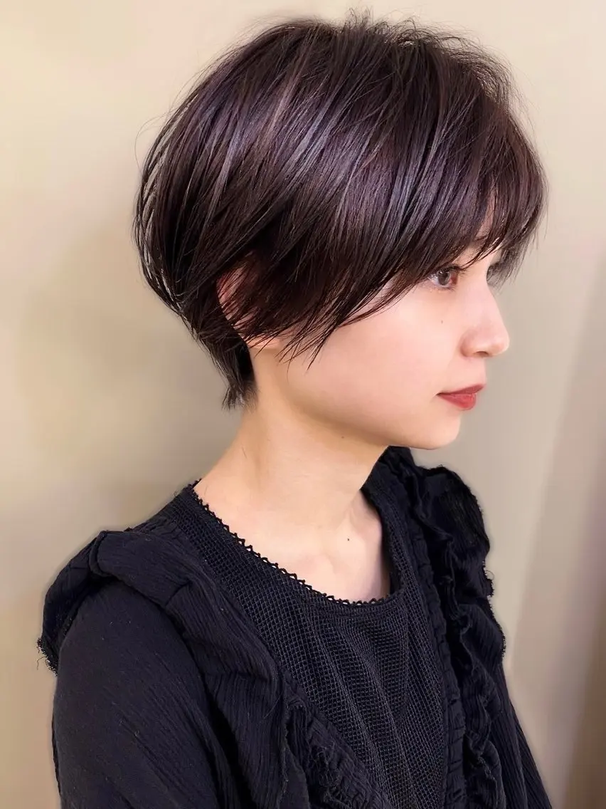 セミロング カット トリートメント レイヤーカット 川田くるみのヘアスタイル