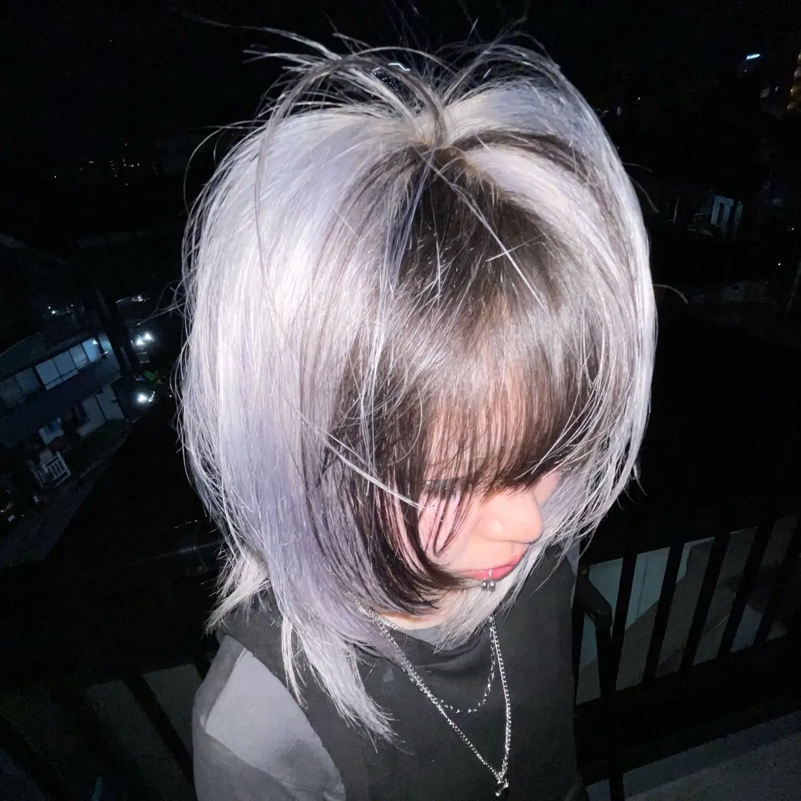 ミディアム カラー カット ヘアカラー ブリーチ/レイヤー 艶カラー💫チャンのヘアスタイル