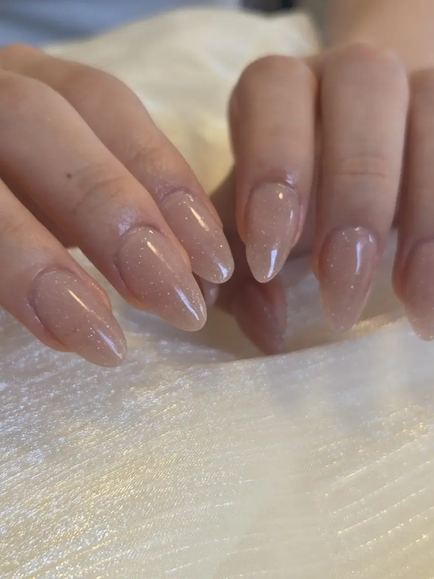 ネイル フラッシュネイル ラメ(グリッター) ハンドネイル Lady Nail Kiyokaのネイルデザイン