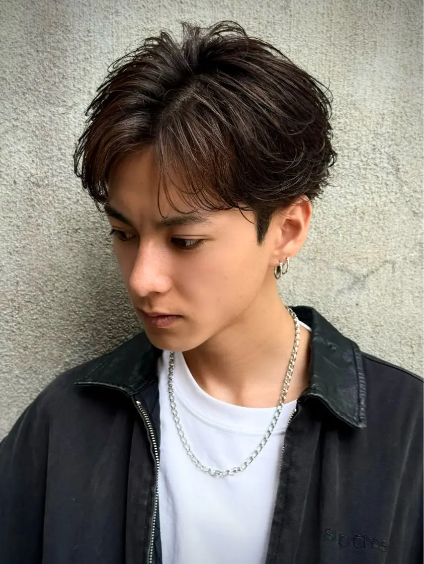ショート メンズ カット パーマ 大人メンズパーマ メンズ特化 萱原大幹のヘアスタイル
