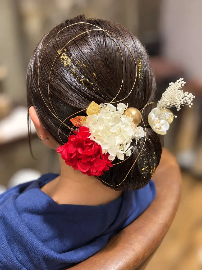 ヘアセットの写真