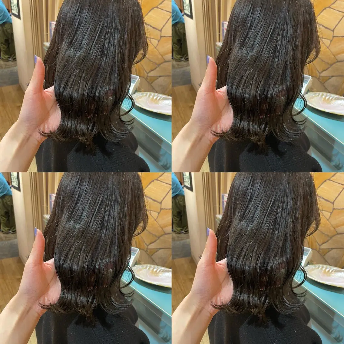 ミディアム カラー Minami. 🩵 再現性特化ヘアのヘアスタイル