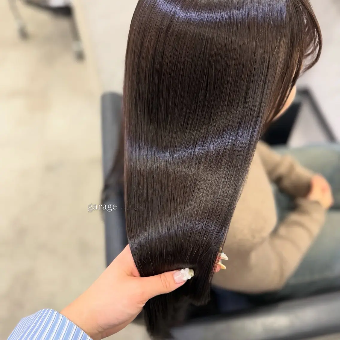 カラー グレージュ 🫧ララモアナ nanatsu🫧のヘアスタイル
