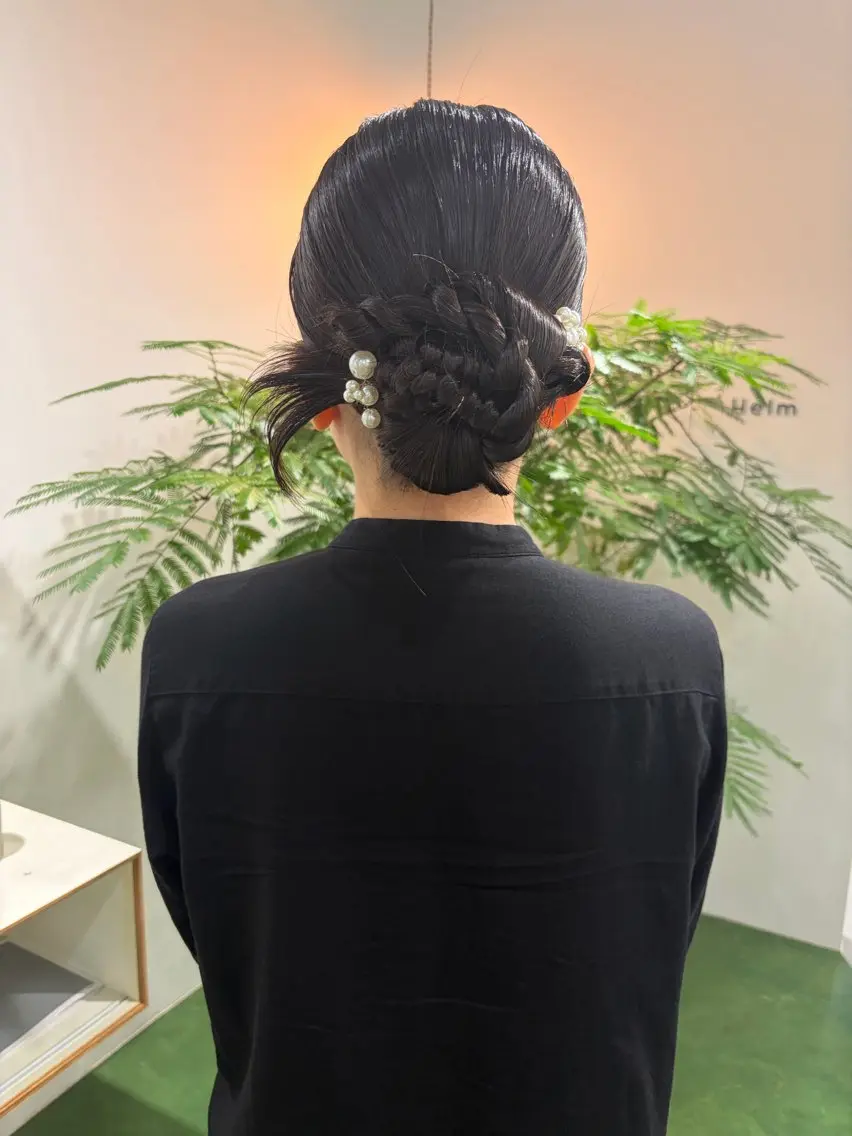 ヘアアレンジ ヘアセット MAKI/ブリーチな しカラー/ヘアセットのヘアスタイル