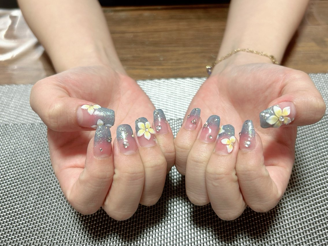 ネイル 夏ネイル ハンドネイル i nailのネイルデザイン