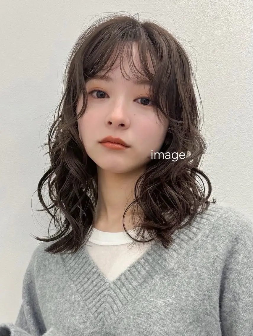 【ミディアム】カット+パーマ🫧🌀の写真