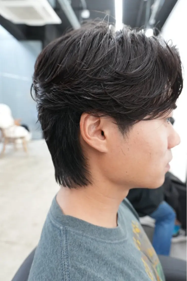 パーマ メンズ メンズヘア Hikaruのヘアスタイル