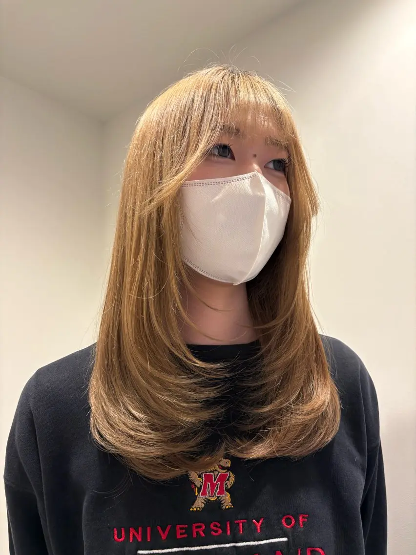 ロング レイヤーカット カットカラー募集中/ MARI  /大宮のヘアスタイル