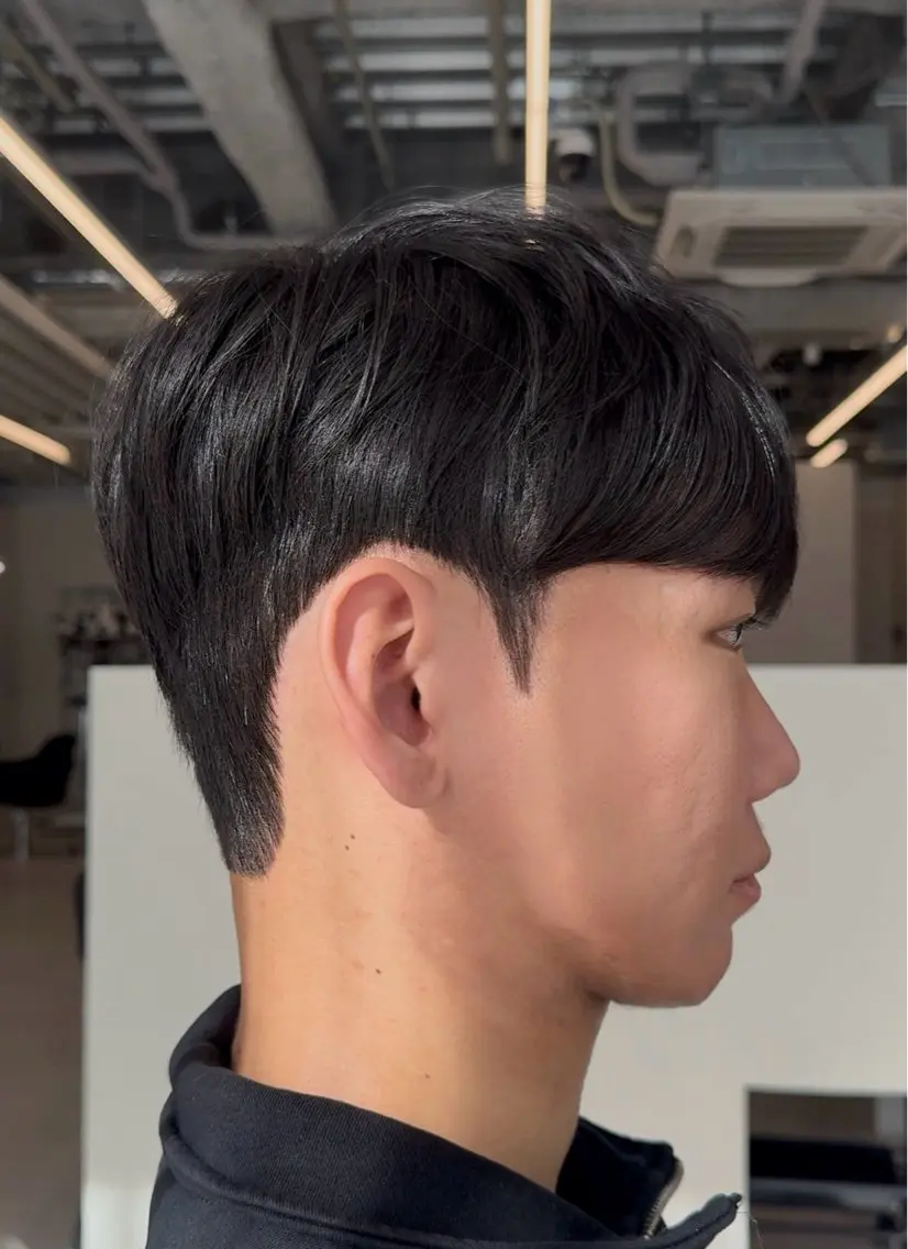 メンズ 韓国式ダウンパーマ 🇰🇷櫻井健のヘアスタイル