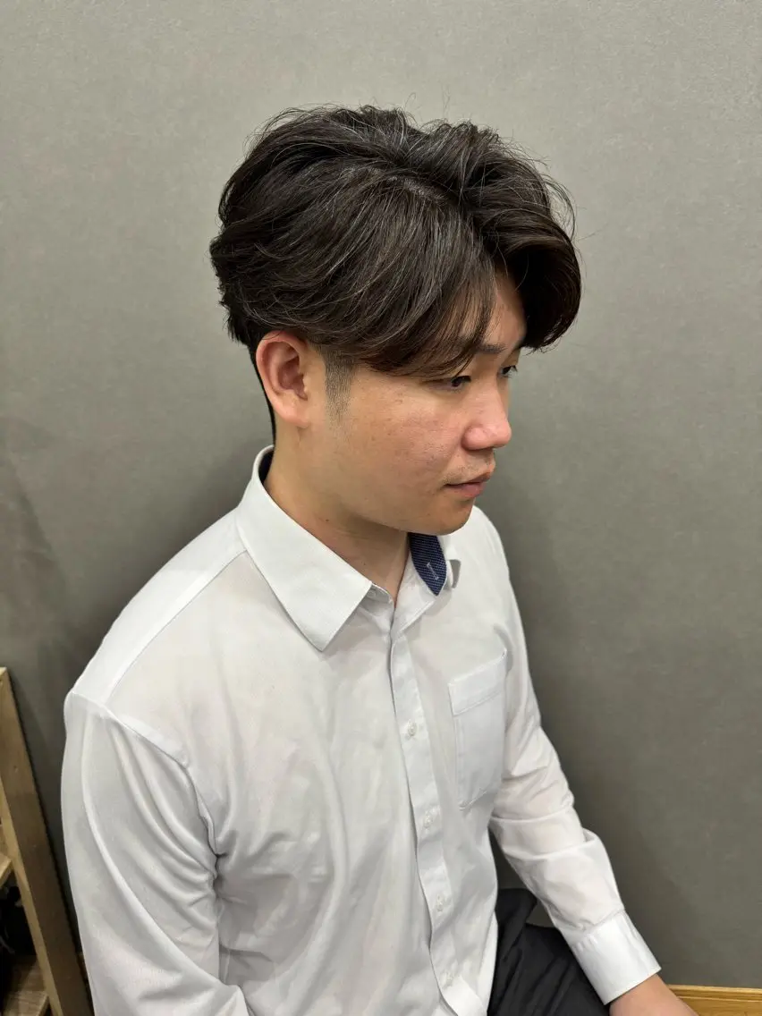 パーマ メンズ カット パーマ ＆tigre 佐藤秀太のヘアスタイル