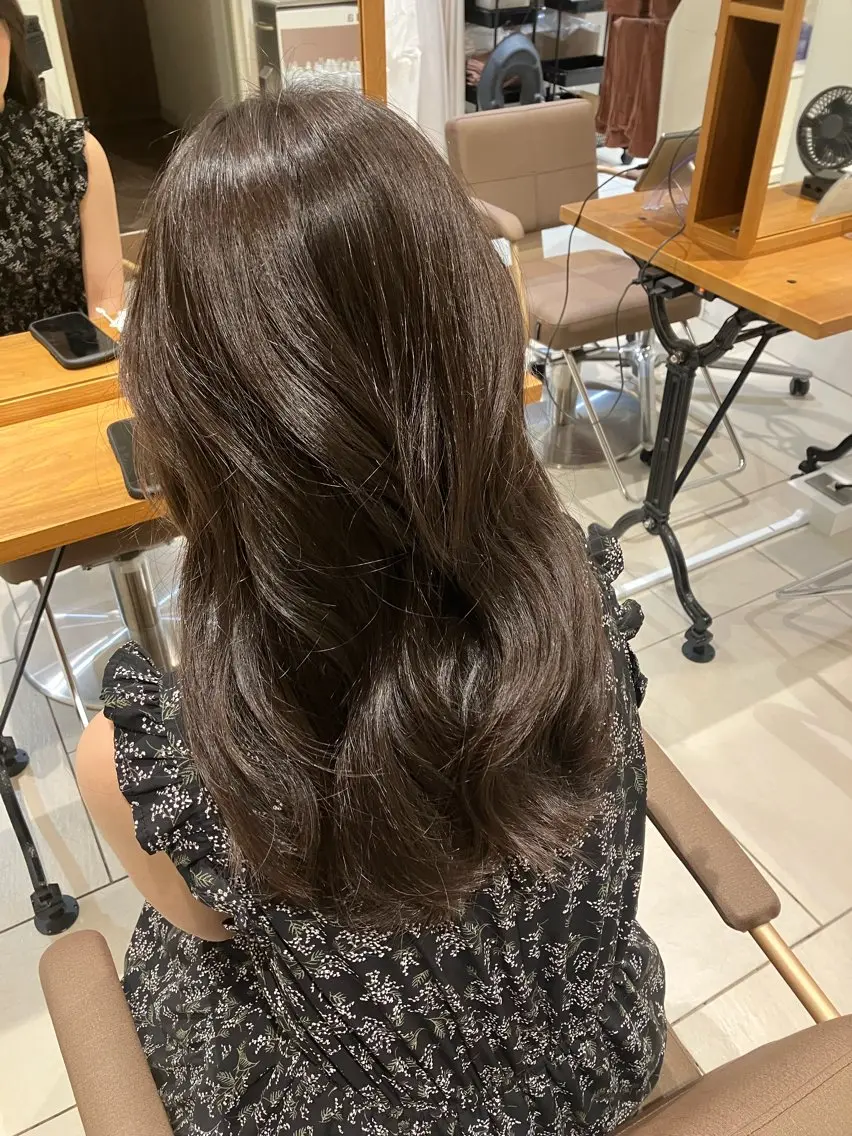 韓国風レイヤー& 透明感カラー🎧のヘアスタイル