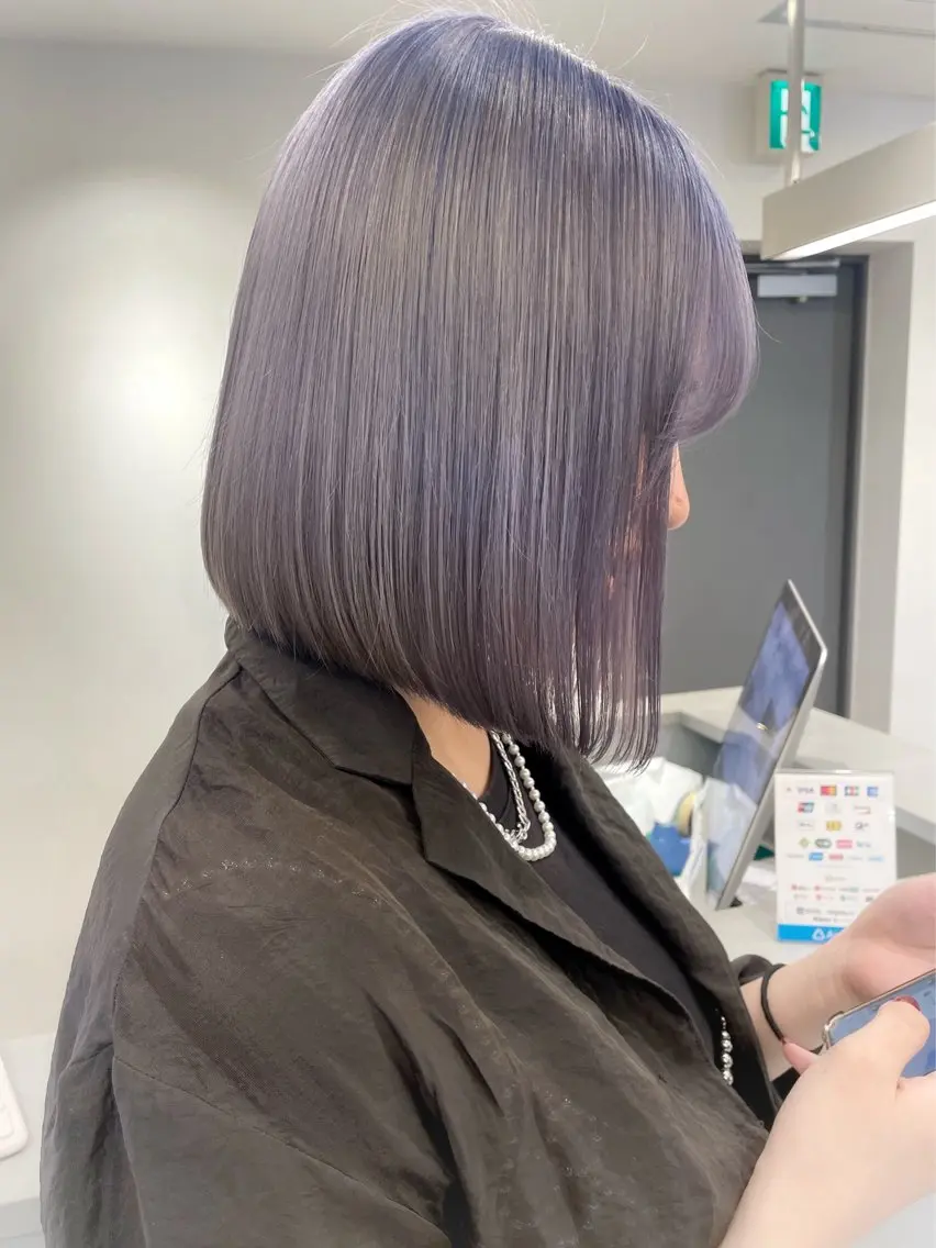 ショート 前下がりボブ ボブ 似合わせカット ケアブリーチ🌟 ♢WATARU♢のヘアスタイル