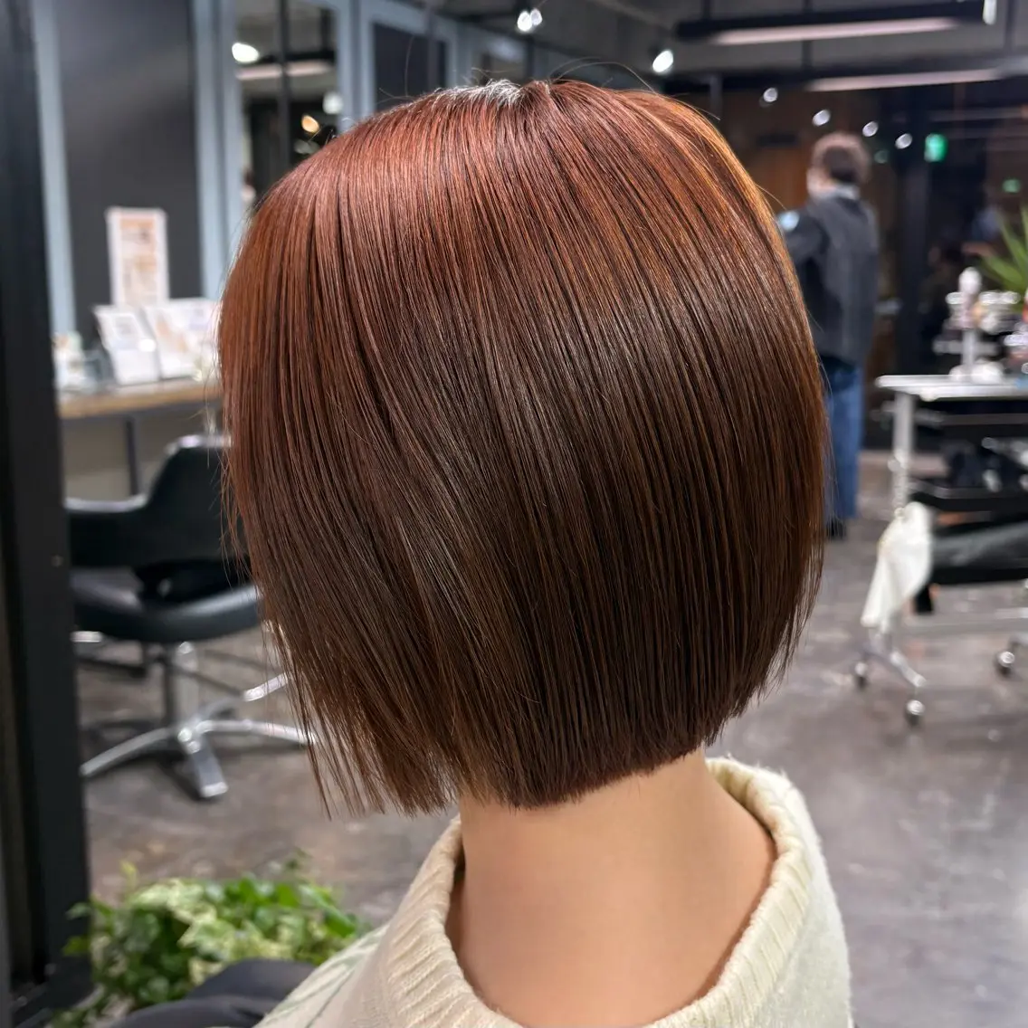 ショート ボブ カット ヘアカラー 韓国ヘア/縮毛矯正 /レイヤー🫧ユイカのヘアスタイル