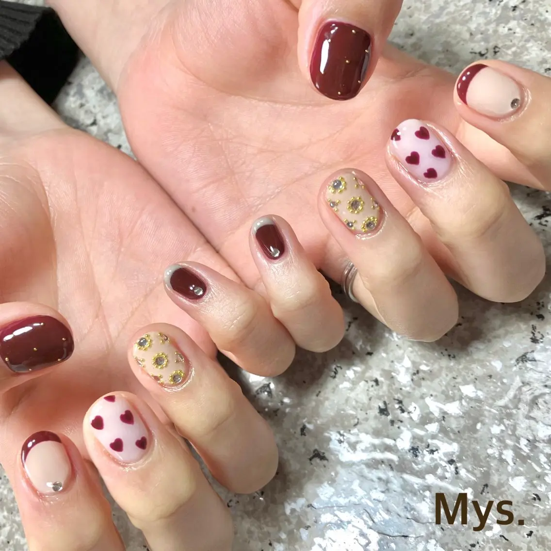 ネイル ハンドネイル Mys. 三上紗紀のネイルデザイン