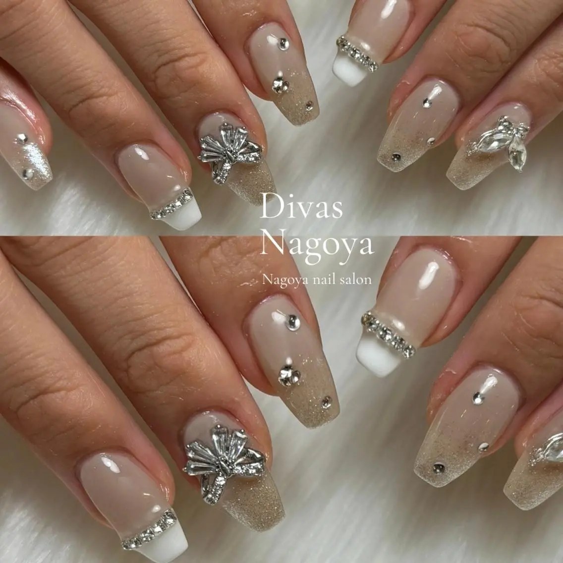 ネイル 長さ出し ジェルネイル 韓国ネイル マグネットネイル 持ち込み 💖D.d nail Sakae 💖のネイルデザイン
