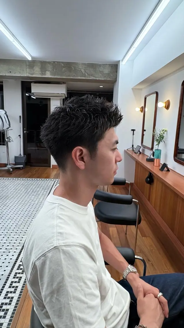 ショート メンズ メンズカット 髙橋創のヘアスタイル