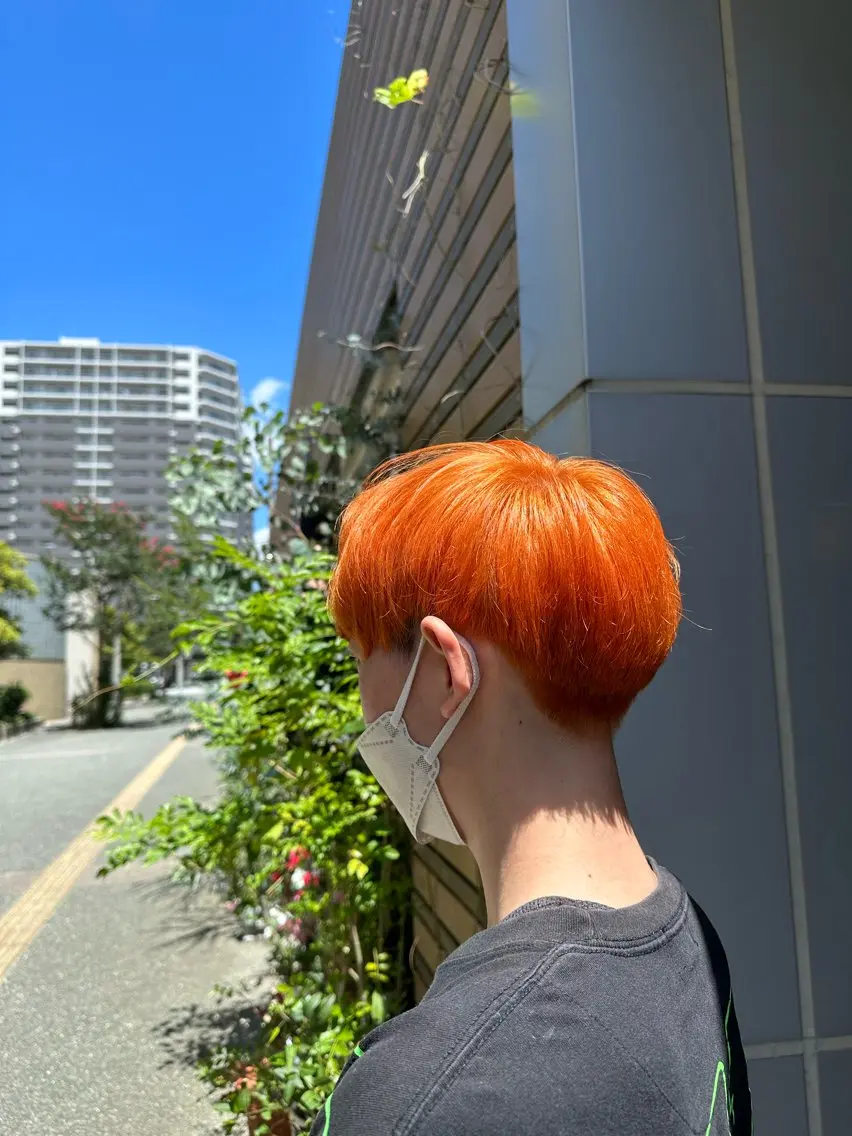 メンズ メンズブリーチ マッシュ 鈴木 雅人のヘアスタイル