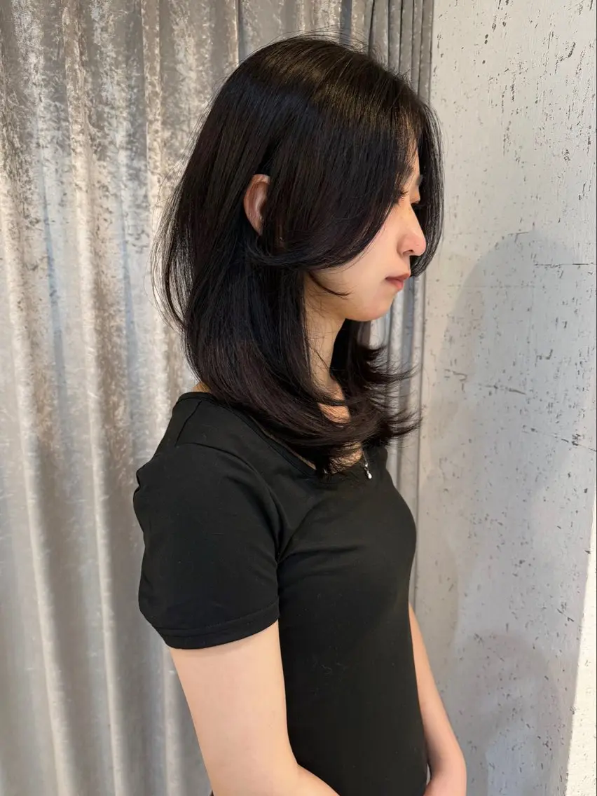 ミディアム カラー カット ヘアカラー トリートメント mai / linoah˚✧のヘアスタイル
