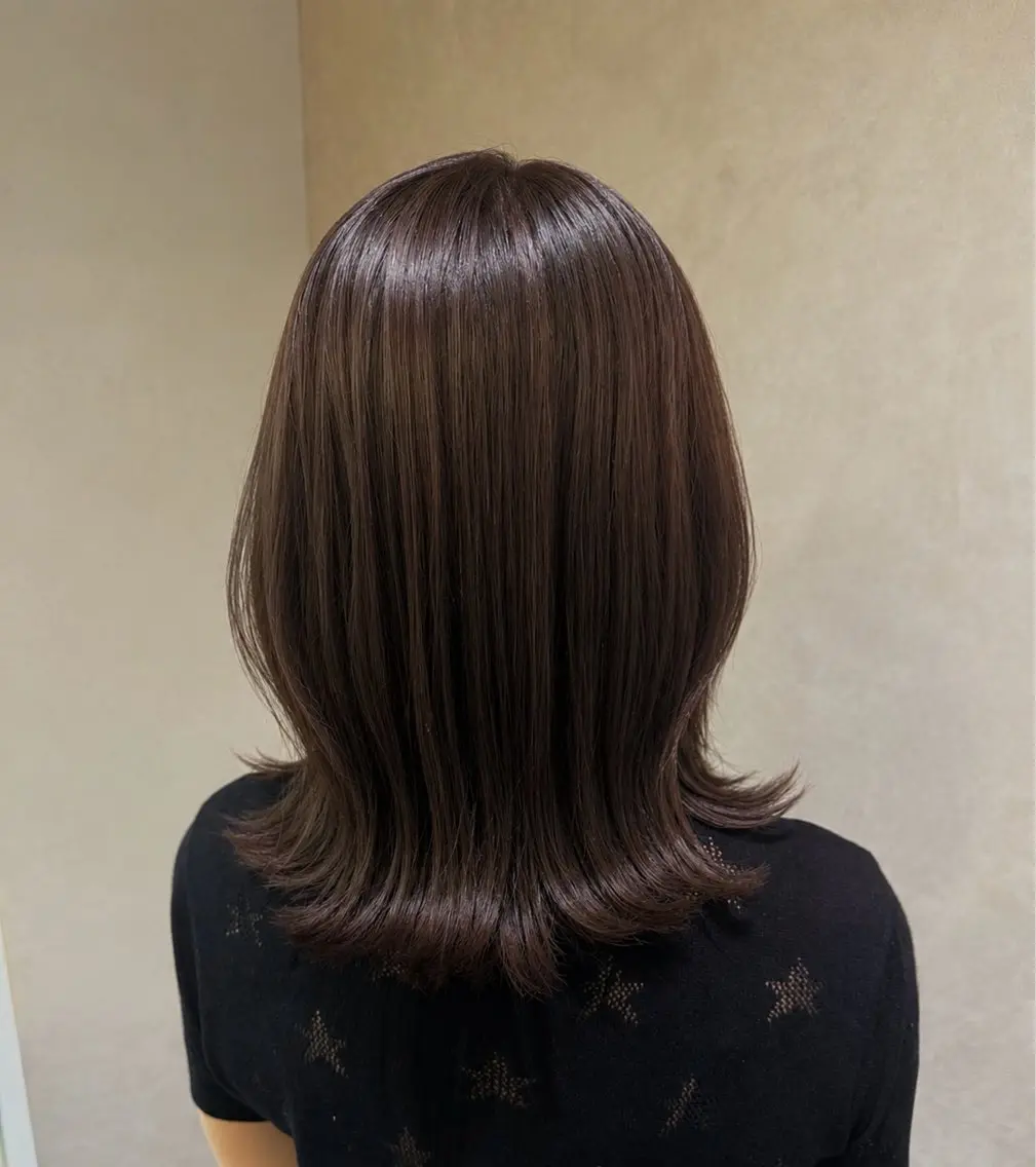 ミディアム 韓国風ヘア トリートメント カット ヘアカラー トリートメント 太田 琴音のヘアスタイル