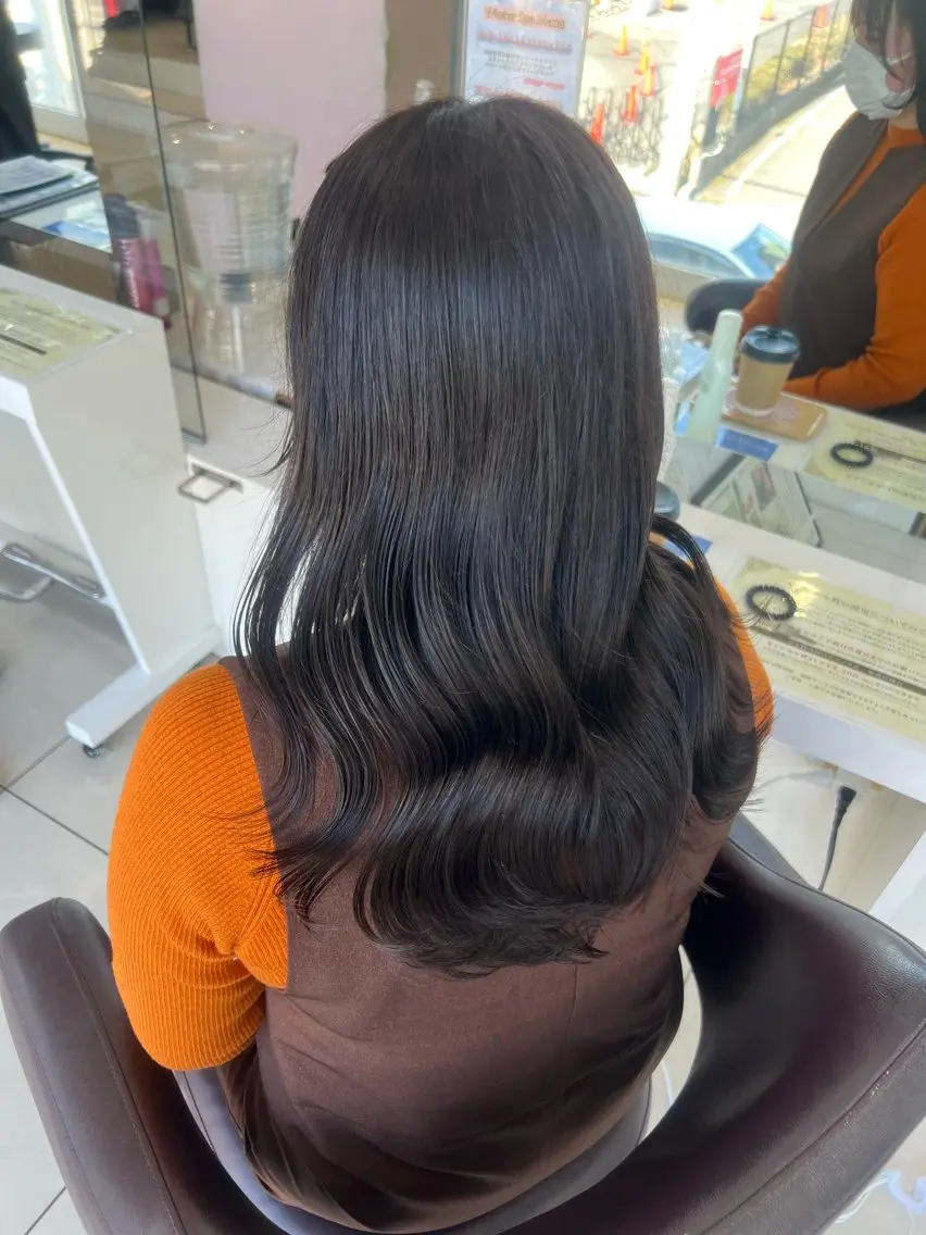 ロング カラー ヘアカラー トリートメント TELA HAIR 石岡♡ａｉｋａのヘアスタイル