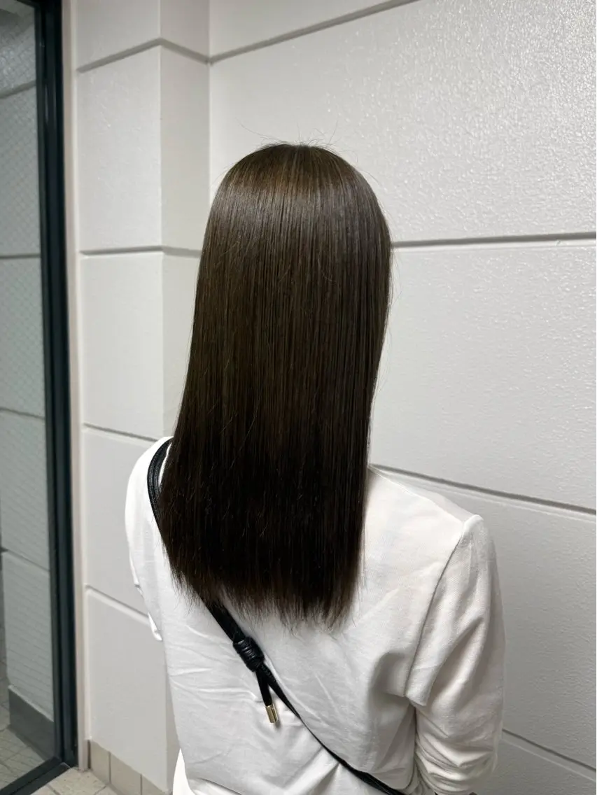 カラー 透明感カラー yuiのヘアスタイル